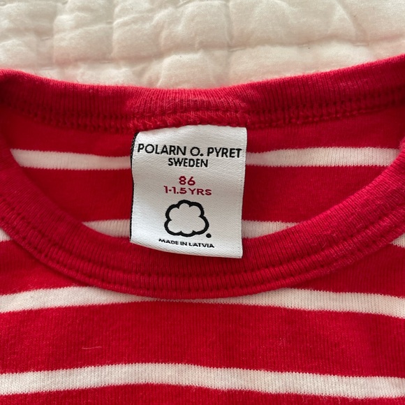 Polarn O. Pyret "Our Iconic Swedish Stripes” Tops / Shirts (two) - Picture 4 of 11